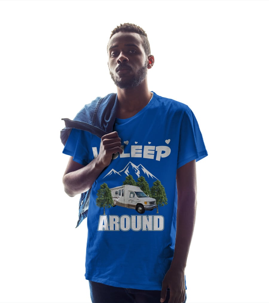 I Sleep Around Winnebago Class C Motorhomes Camping Adventure T-Shirt