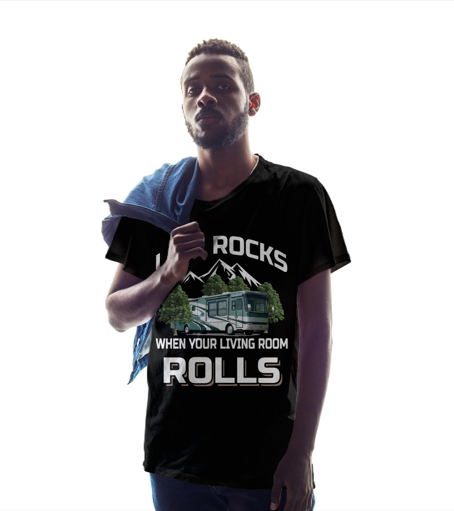 Life Rocks When Your Living Room Rolls 2006 Holiday Rambler Endeavor 40 PDQ T-Shirt