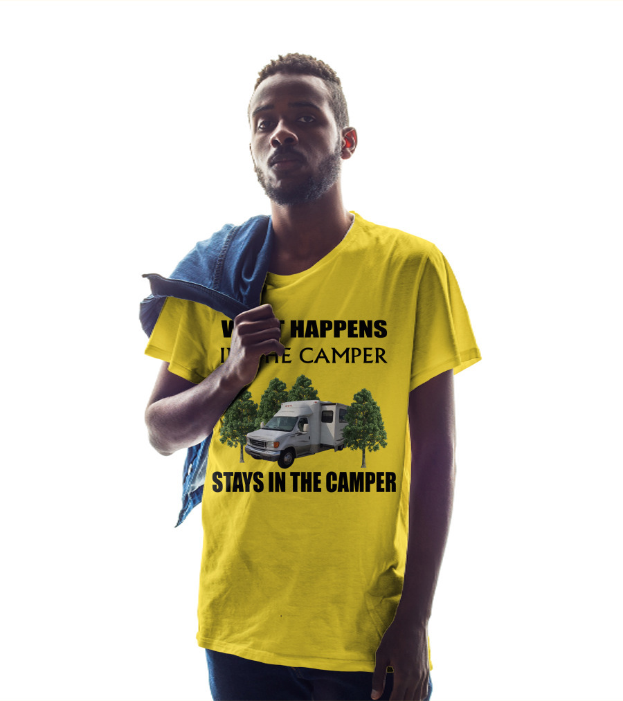 What Happens In The Camper Stays In The Camper Aspect Winnebago T-Shirt