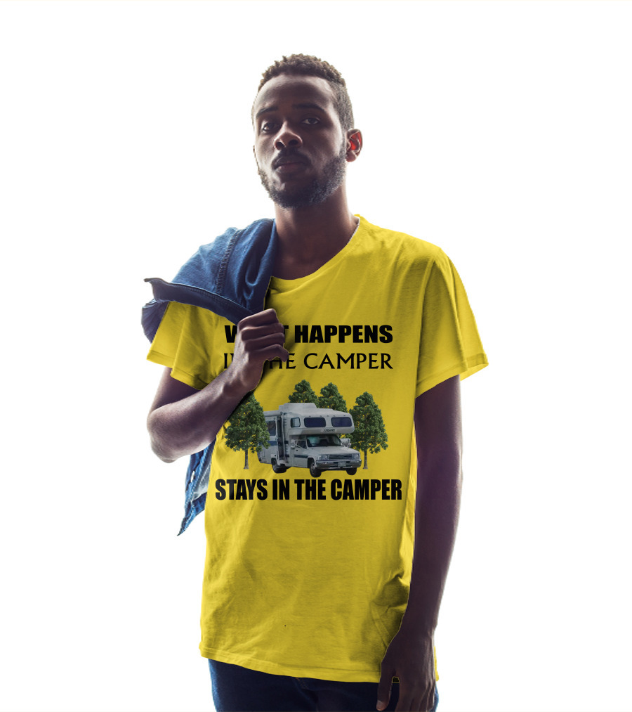 1987 Toyota Sunrader What Happens In The Camper Stays In The Camper T-Shirt