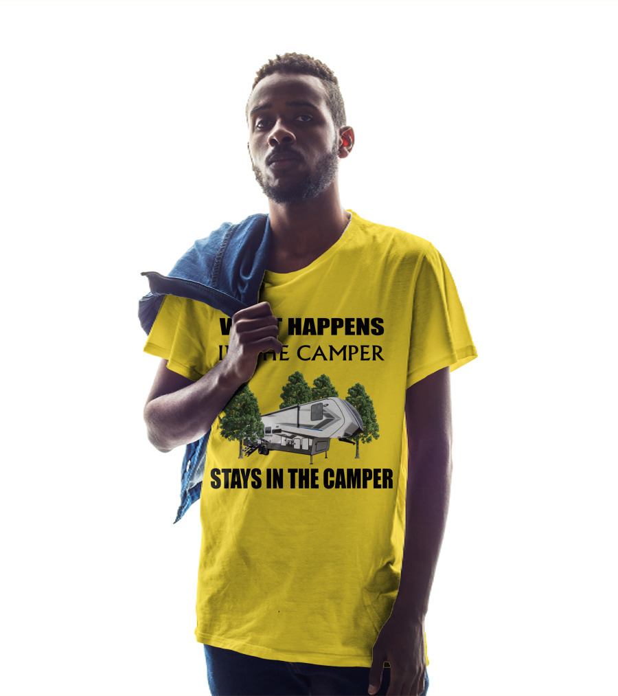 What Happens In The Camper Stays In The Camper Grand Design Momentum 353G T-Shirt