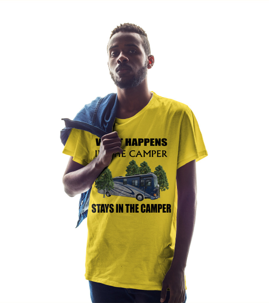 What Happens In The Camper Stays In The Camper 2007 Fleetwood Excursion T-Shirt