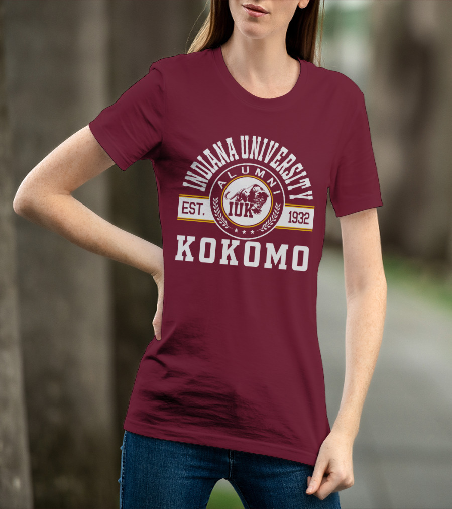 Indiana University Kokomo Alumni IUK Est. 1932 T-Shirt