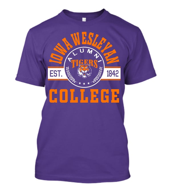 Iowa Wesleyan College Alumni Tigers Est. 1842 T-Shirt