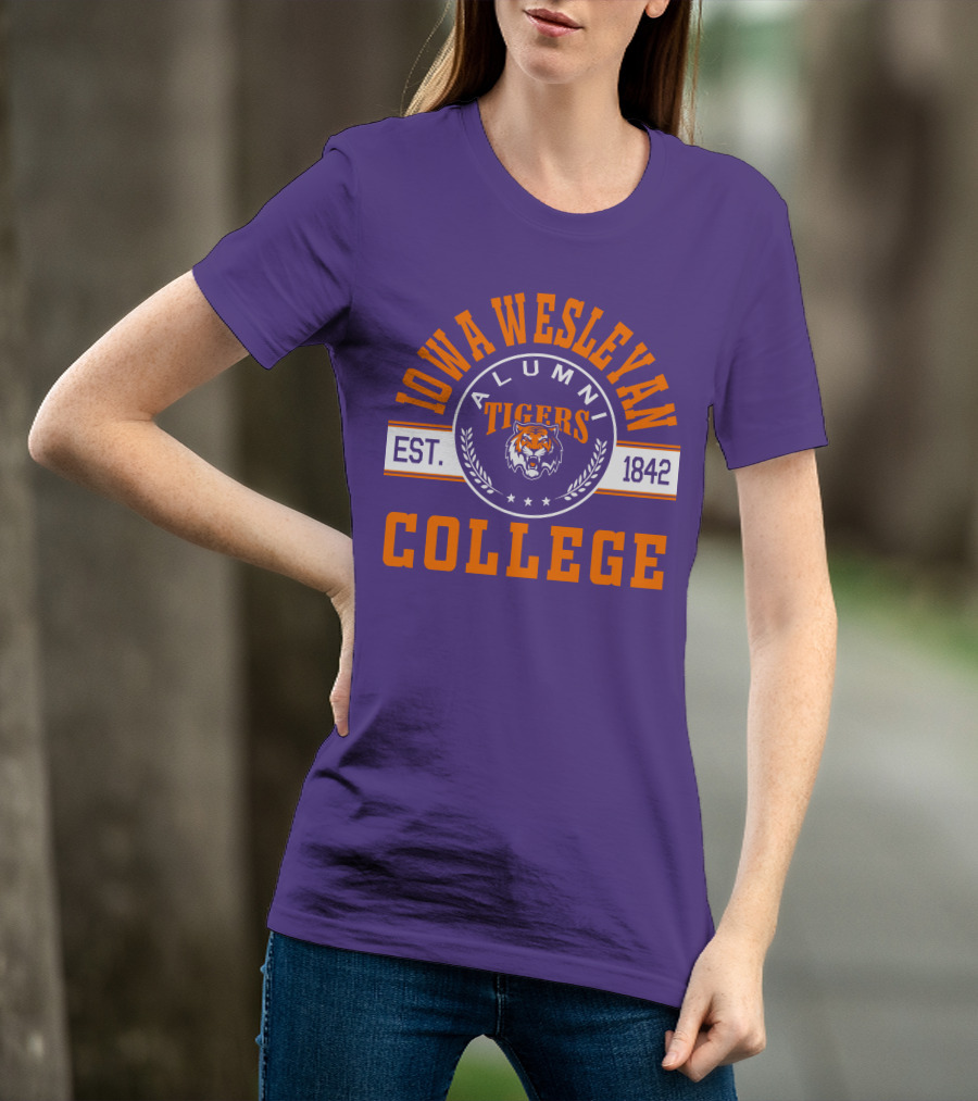 Iowa Wesleyan College Alumni Tigers Est. 1842 T-Shirt