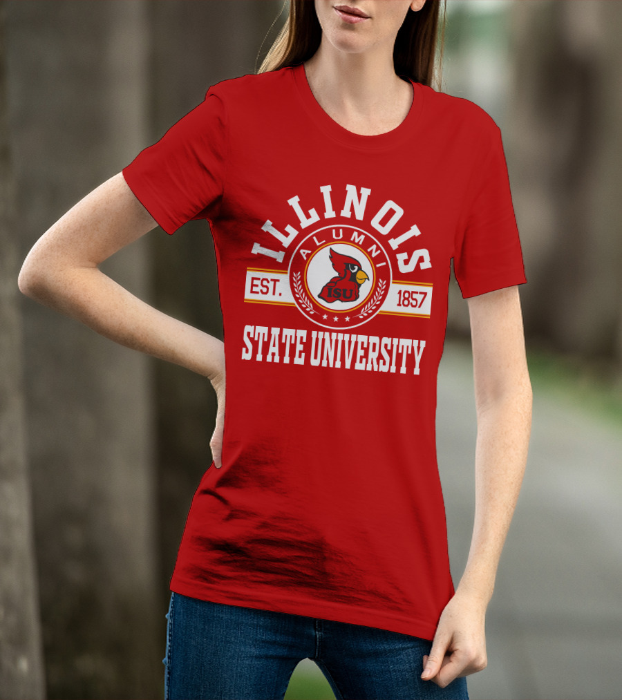 Illinois State University Alumni EST. 1857 ISU T-Shirt