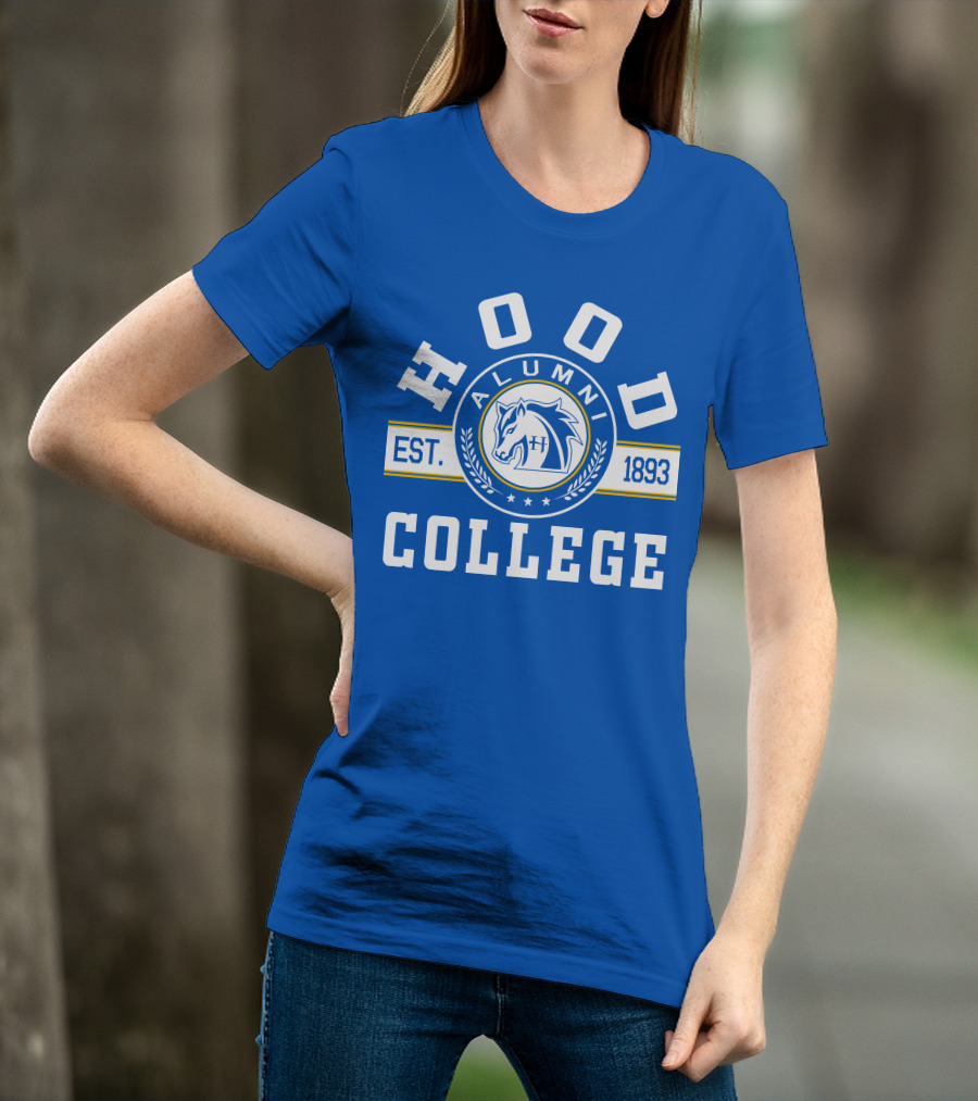 Hood College Alumni Est. 1893 Mustang Crest T-Shirt