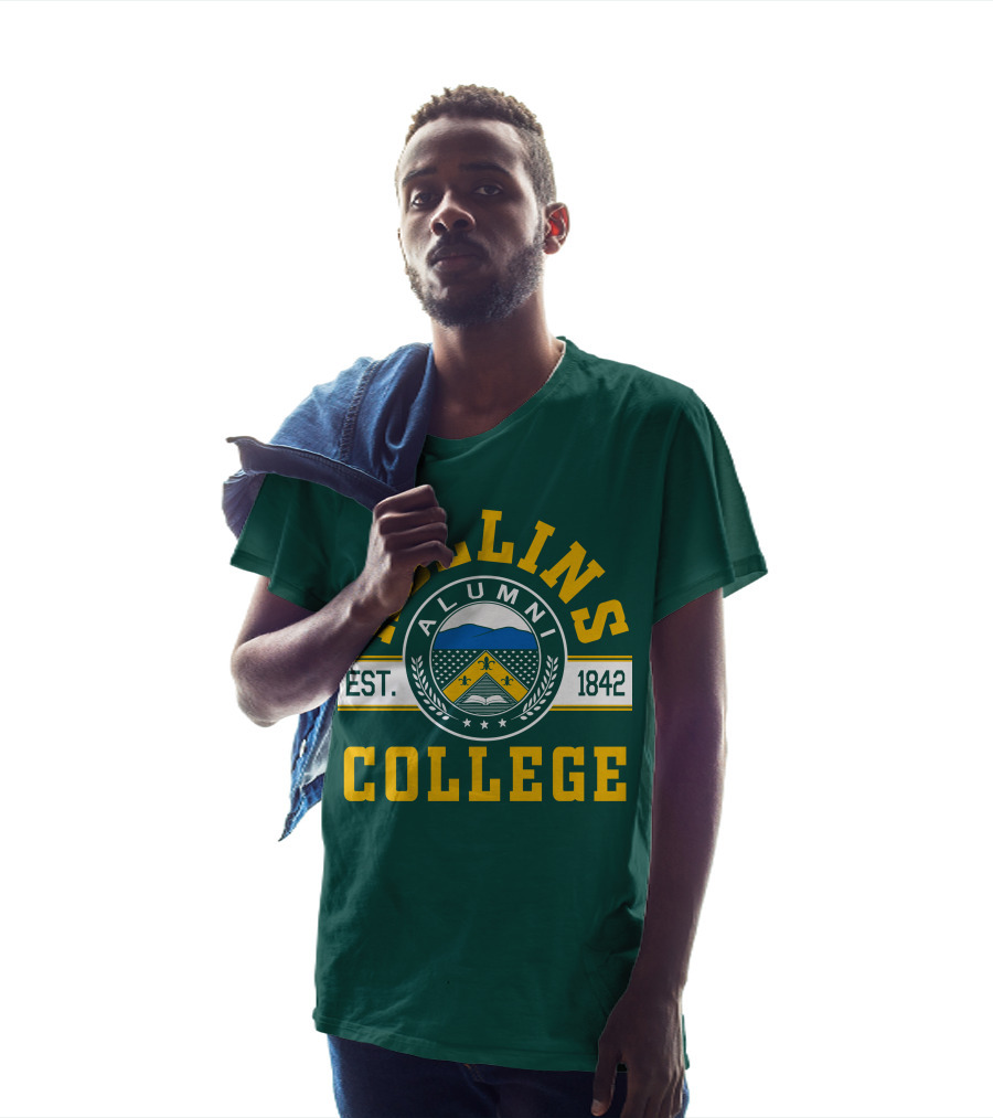 Hollins College Alumni Est. 1842 Fleur-de-lis And Mountain Emblem T-Shirt