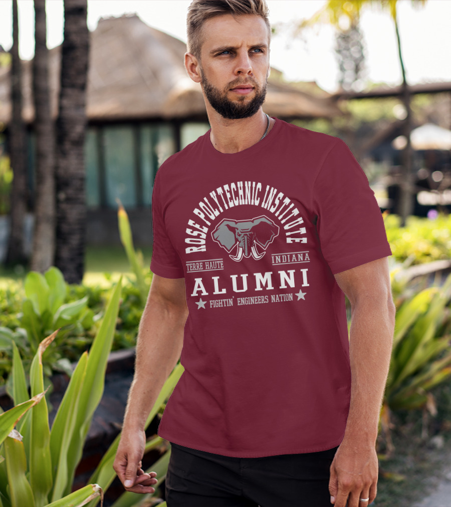Rose Polytechnic Institute Alumni Terre Haute Indiana Fightin' Engineers Nation T-Shirt