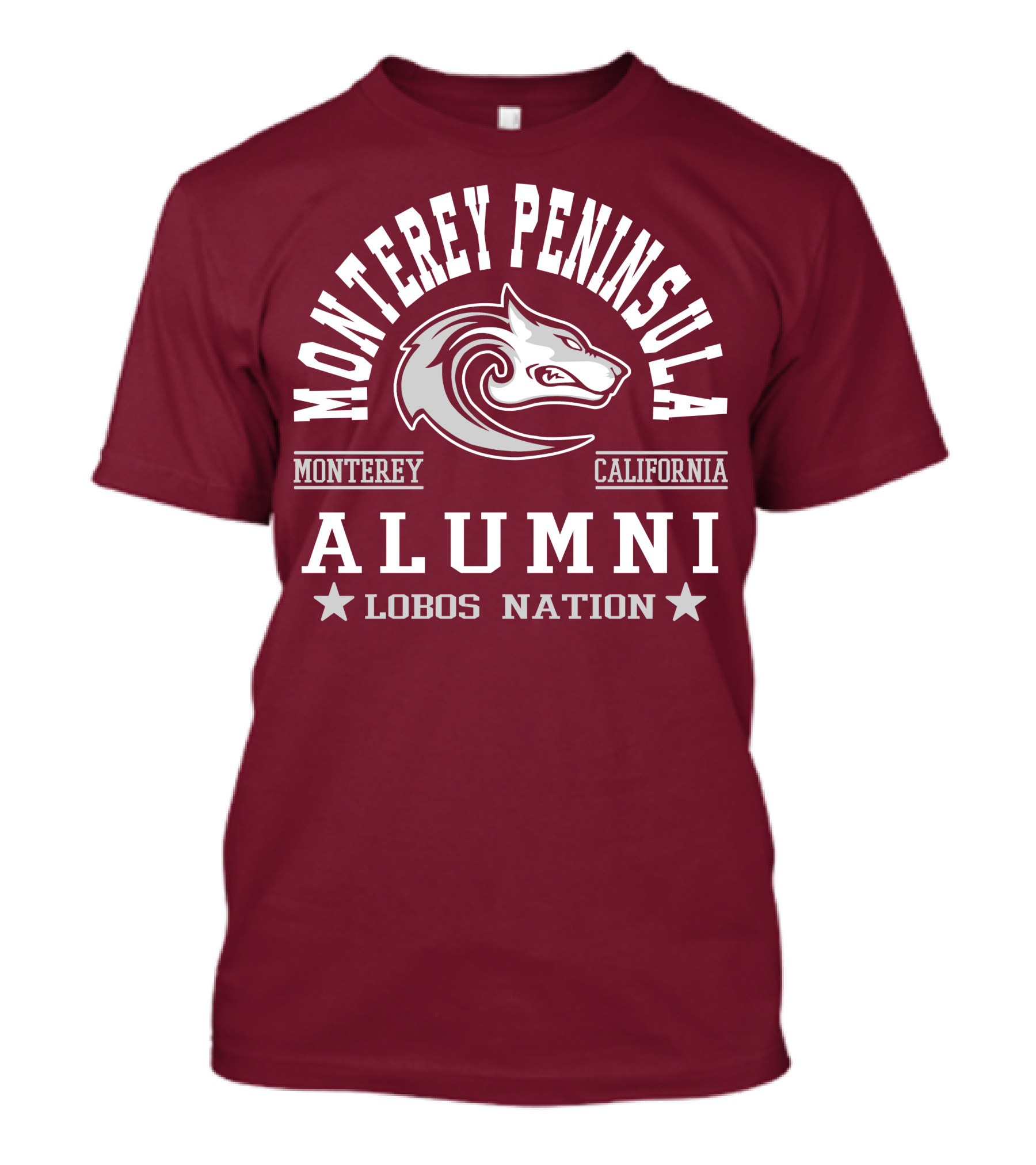 Monterey Peninsula College California Alumni Lobos Nation T-Shirt