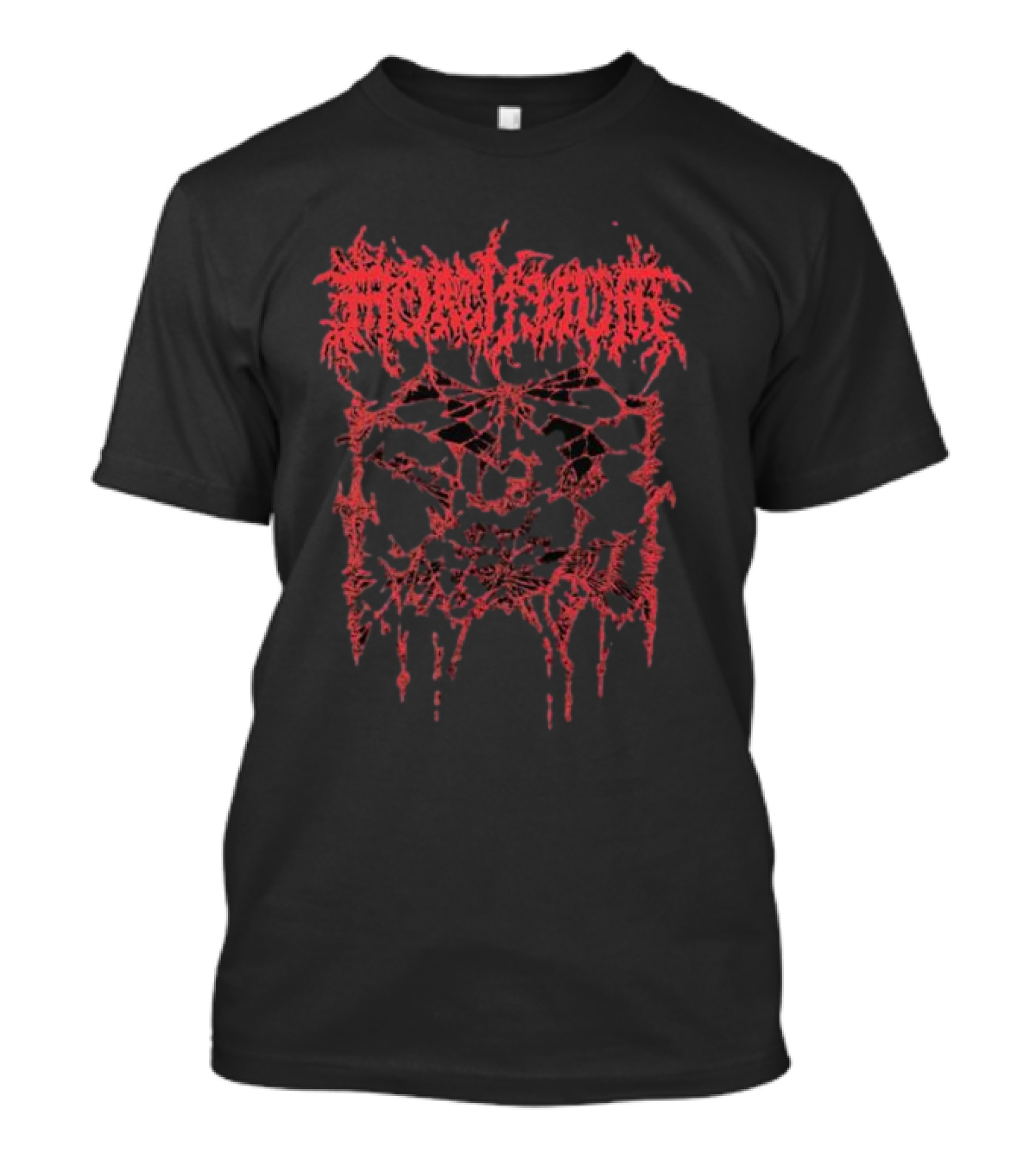 Mortiferum Red Skull Web T-Shirt
