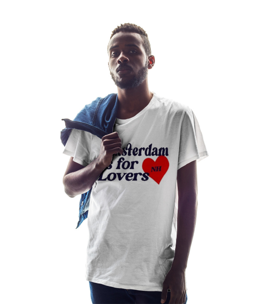 Amsterdam Is For Lovers NH Heart T-Shirt