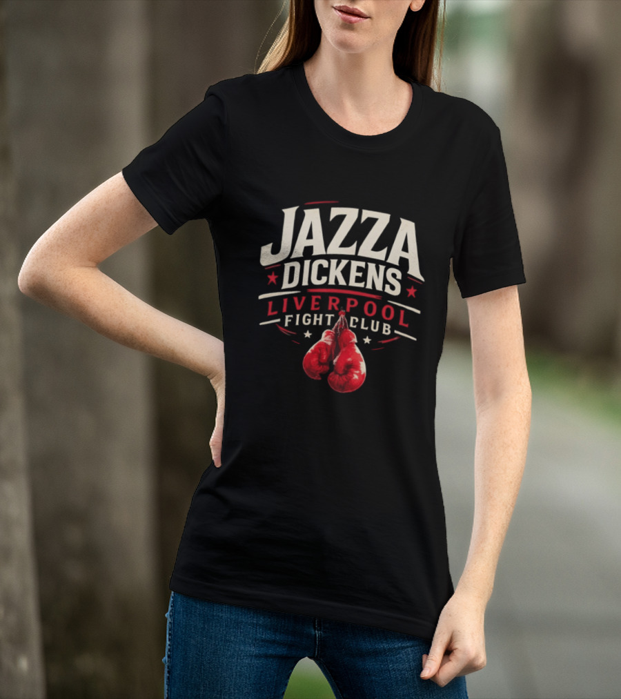 Jazza Dickens Liverpool Fight Club Boxing Gloves T-Shirt