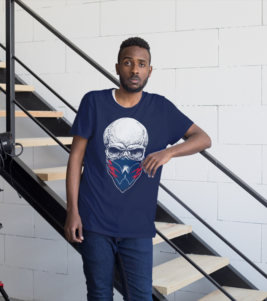 Washington Capitals Skull With Masked T-Shirt