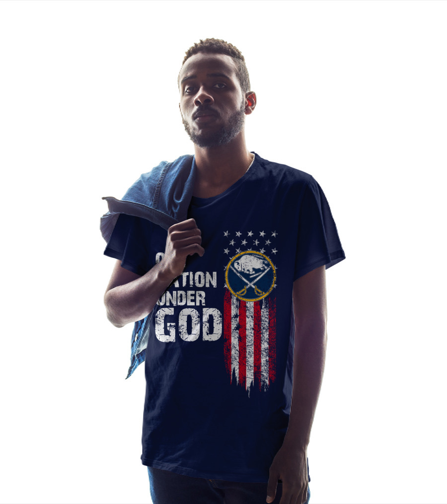 One Nation Under God Buffalo Sabres T-Shirt