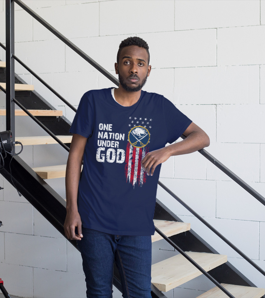 One Nation Under God Buffalo Sabres T-Shirt