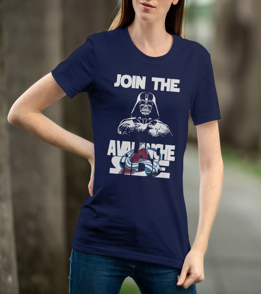Join The Avalanche Side Star Wars Colorado Avalanche T-Shirt