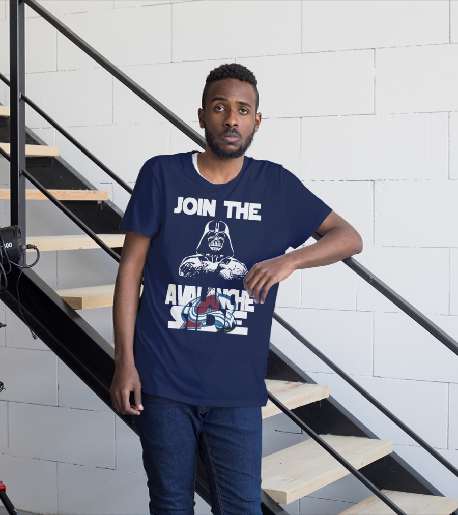 Join The Avalanche Side Star Wars Colorado Avalanche T-Shirt