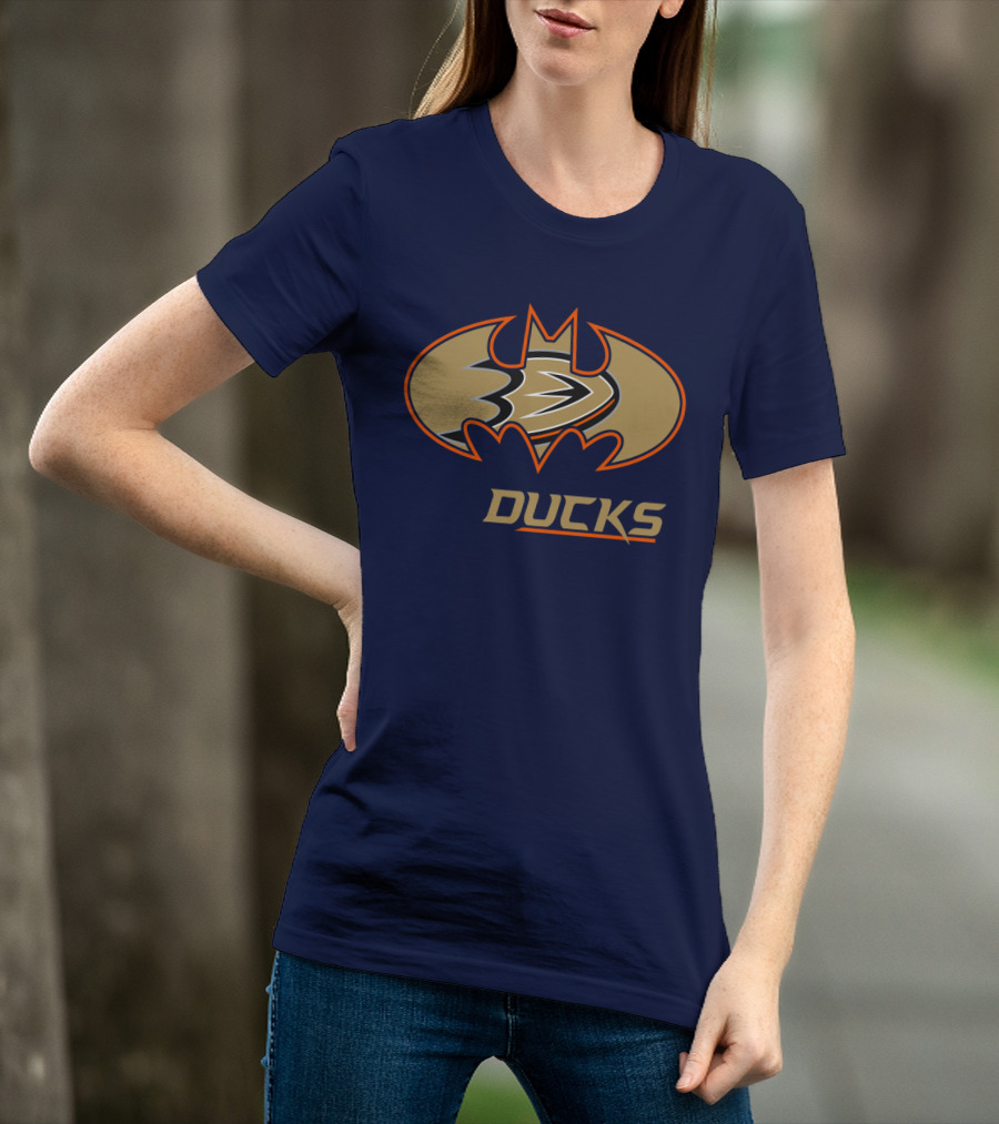 Anaheim Ducks Batman T-Shirt