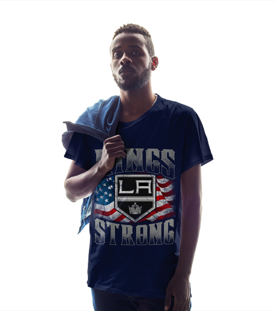 Kings Strong La American Flag T-Shirt
