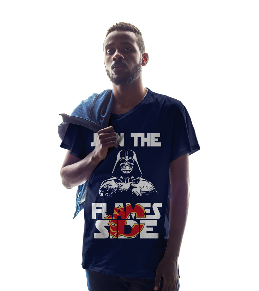 Join The Flames Side Calgary Flames T-Shirt