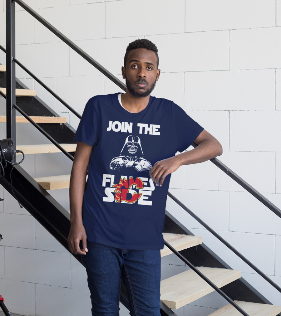 Join The Flames Side Calgary Flames T-Shirt
