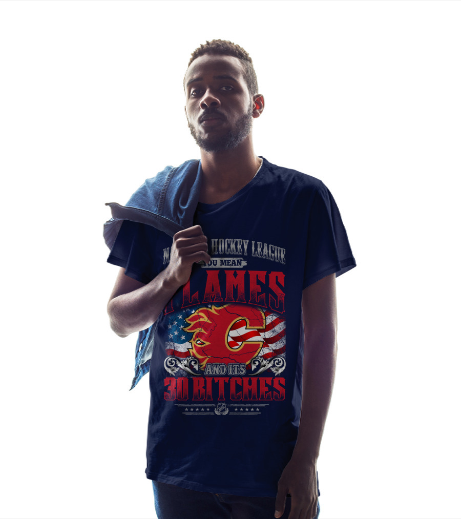 National Hockey League You Mean Flames And It's 30 Bitches T-Shirt