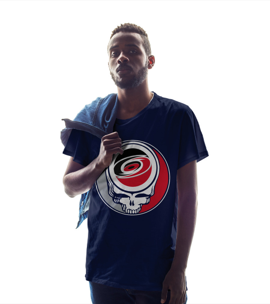 Carolina Hurricanes Grateful Dead Skull T-Shirt