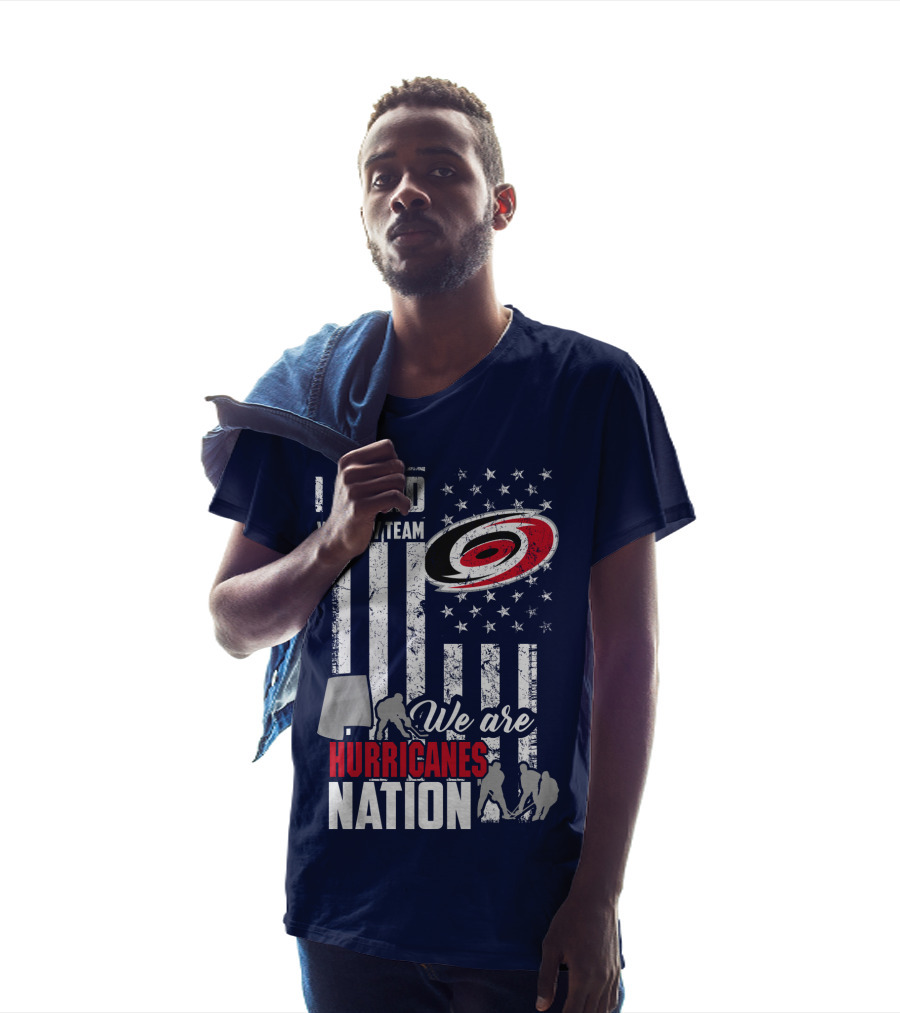 I Stand With My Team We Are Hurricanes Nation Carolina Hurricanes T-Shirt