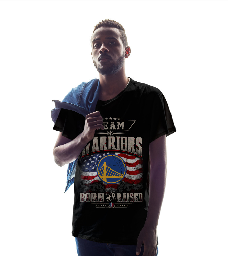 Team Warriors Born And Raised T-Shirt