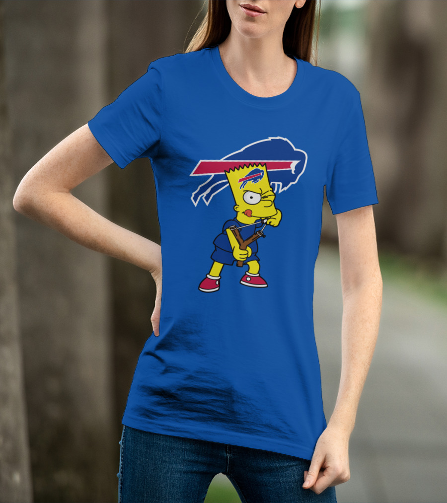 Bills Bart Simpson Buffalo Bills Nfl T-Shirt