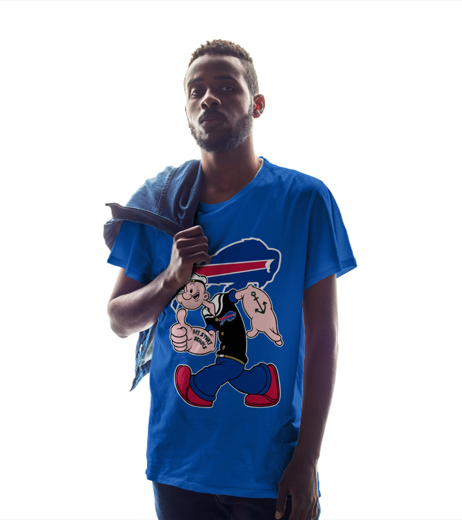 Buffalo Bills Popeye My Spirit Beanie T-Shirt