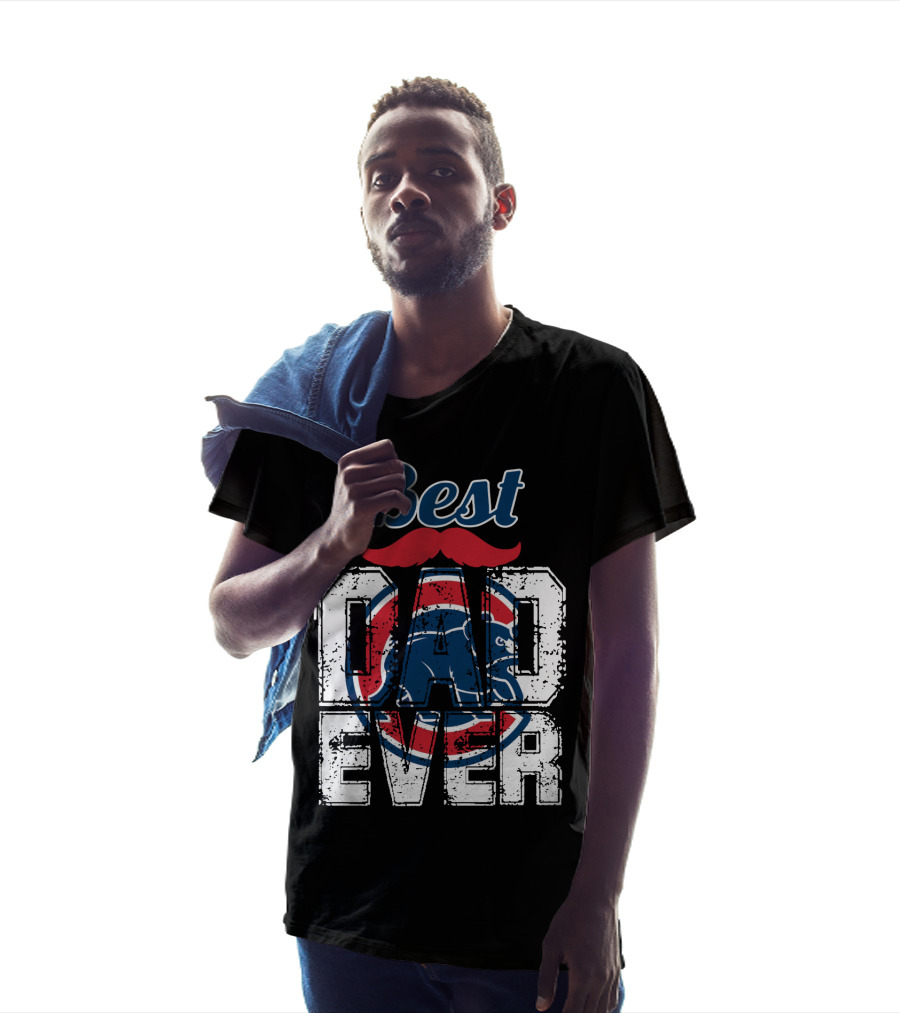Best Dad Ever Cubs T-Shirt