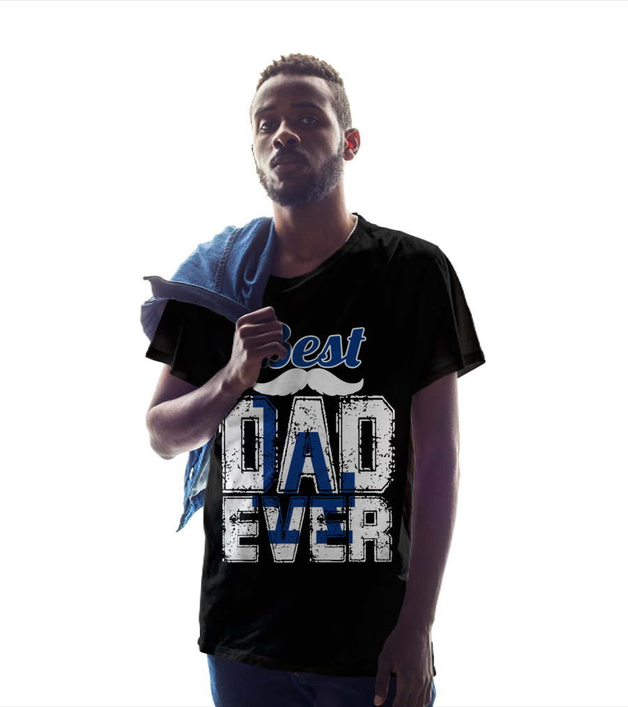 Best Dad Ever Dodgers T-Shirt