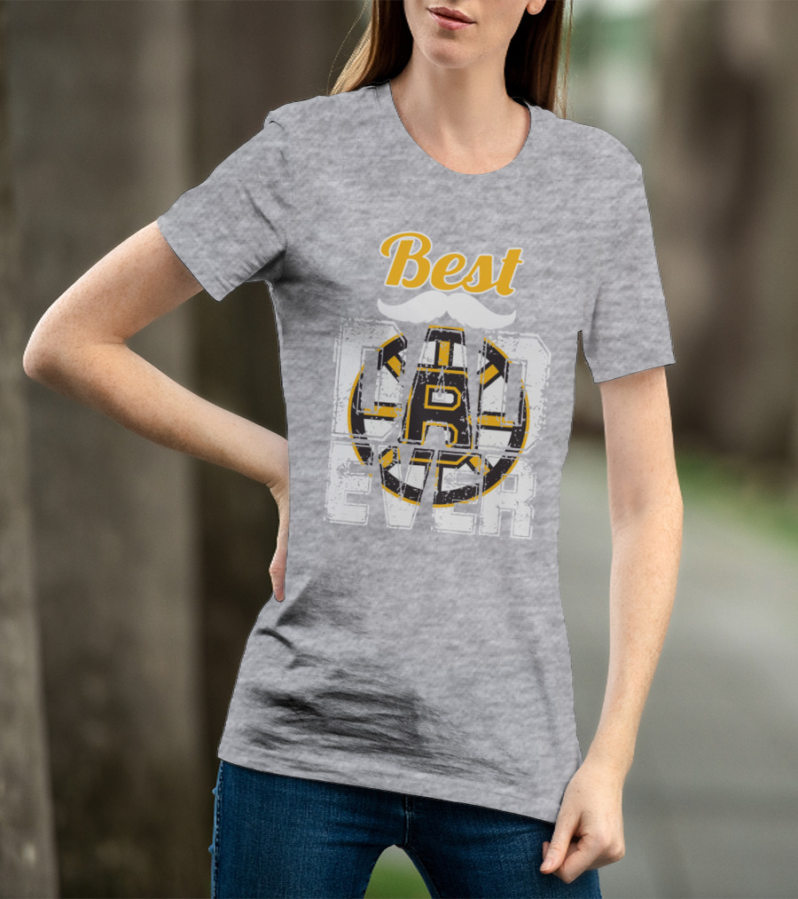 Best Dad Ever Bruins T-Shirt