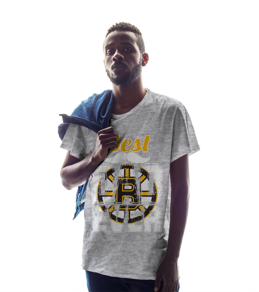 Best Dad Ever Bruins T-Shirt