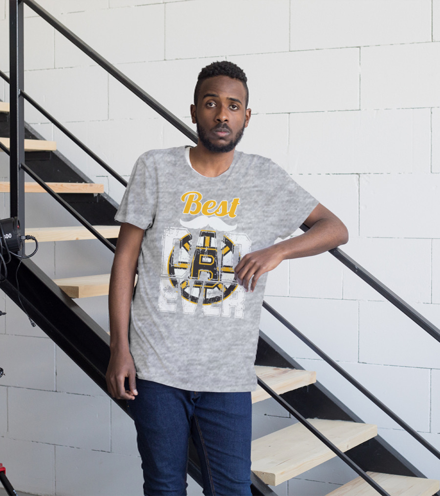 Best Dad Ever Bruins T-Shirt