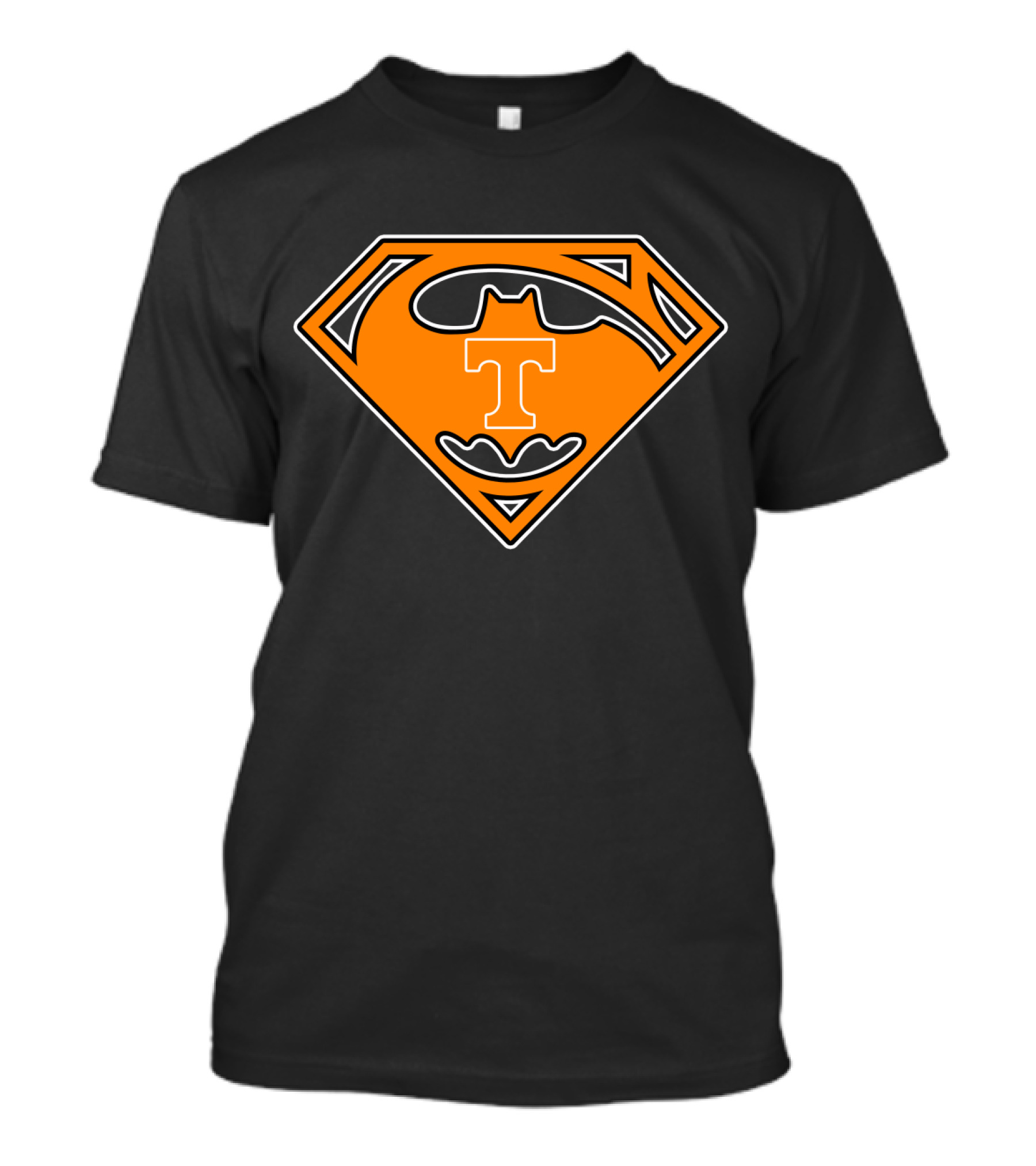 Tennessee Volunteers Superman Batman Logo Mashup T-Shirt