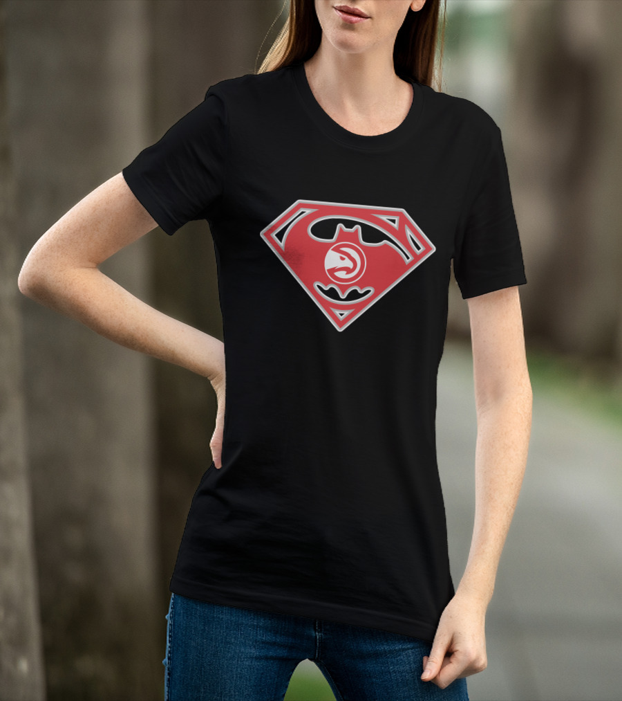 Atlanta Hawks Superhero Emblem 190 T-Shirt