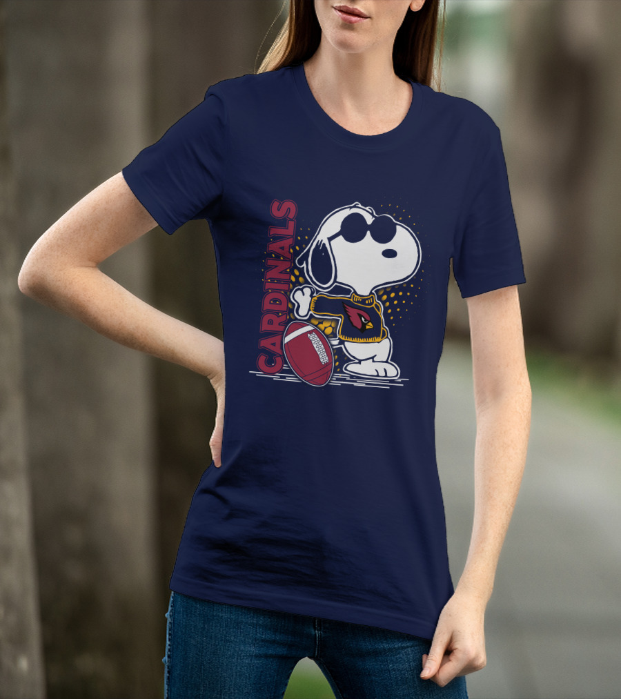 Cardinals Snoopy Arizona Football T-Shirt