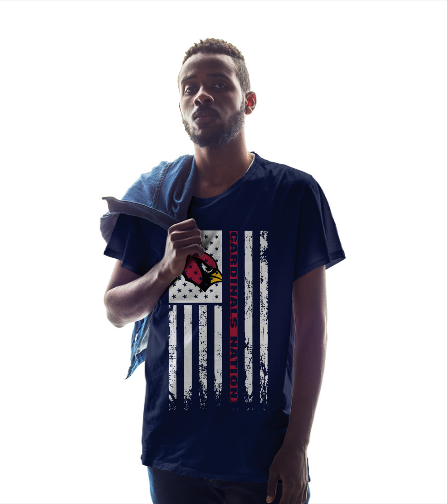 Arizona Cardinals Flag Cardinals Nation T-Shirt