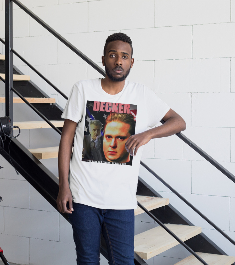 DECKER The Law Has Limits He Does Not On Cinema At The Cinema T-Shirt