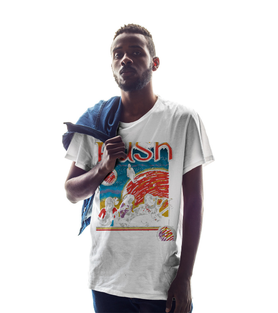 Rush Band Retro Space T-Shirt
