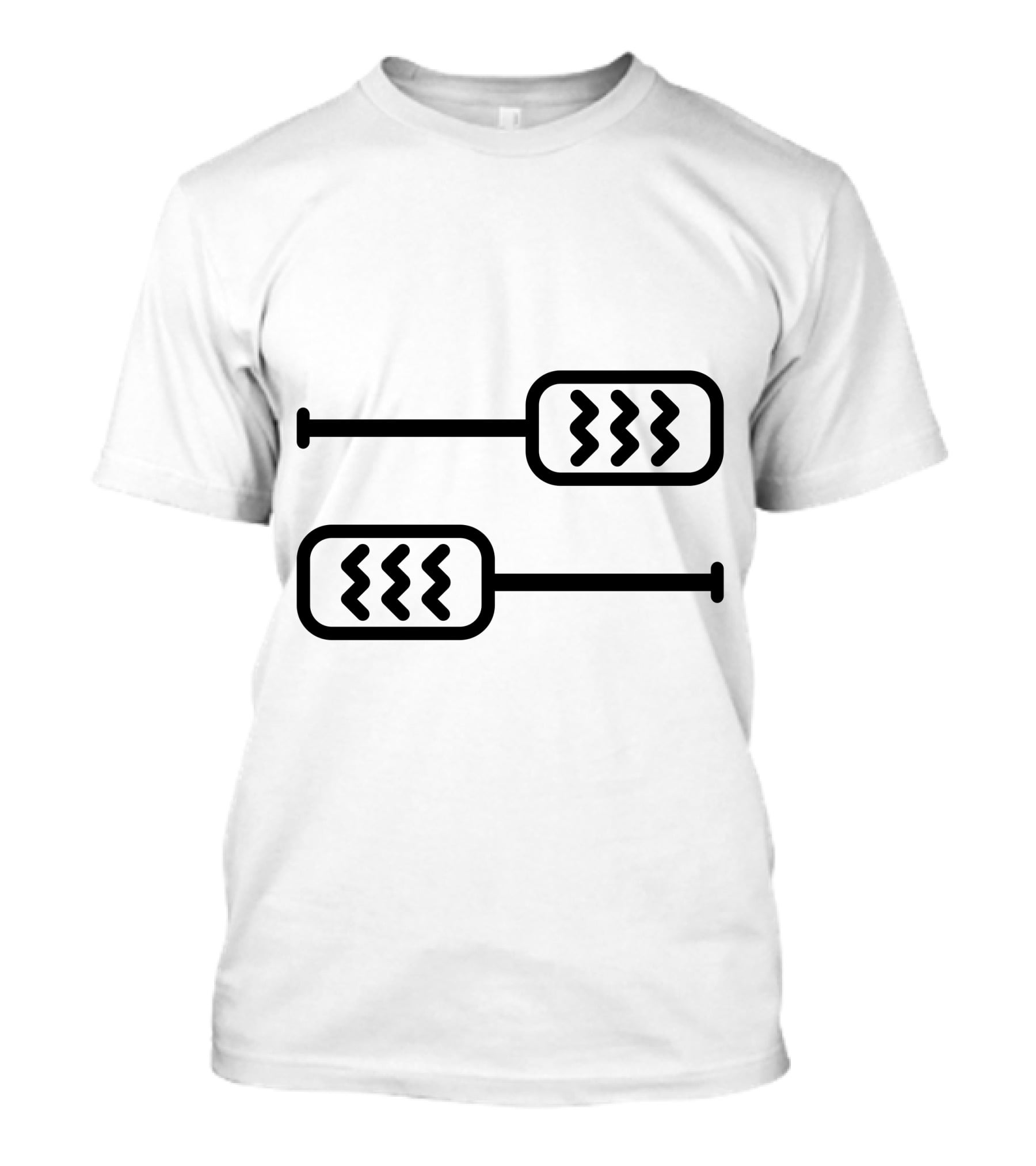 Tribal Symbols Boho Zigzag T-Shirt