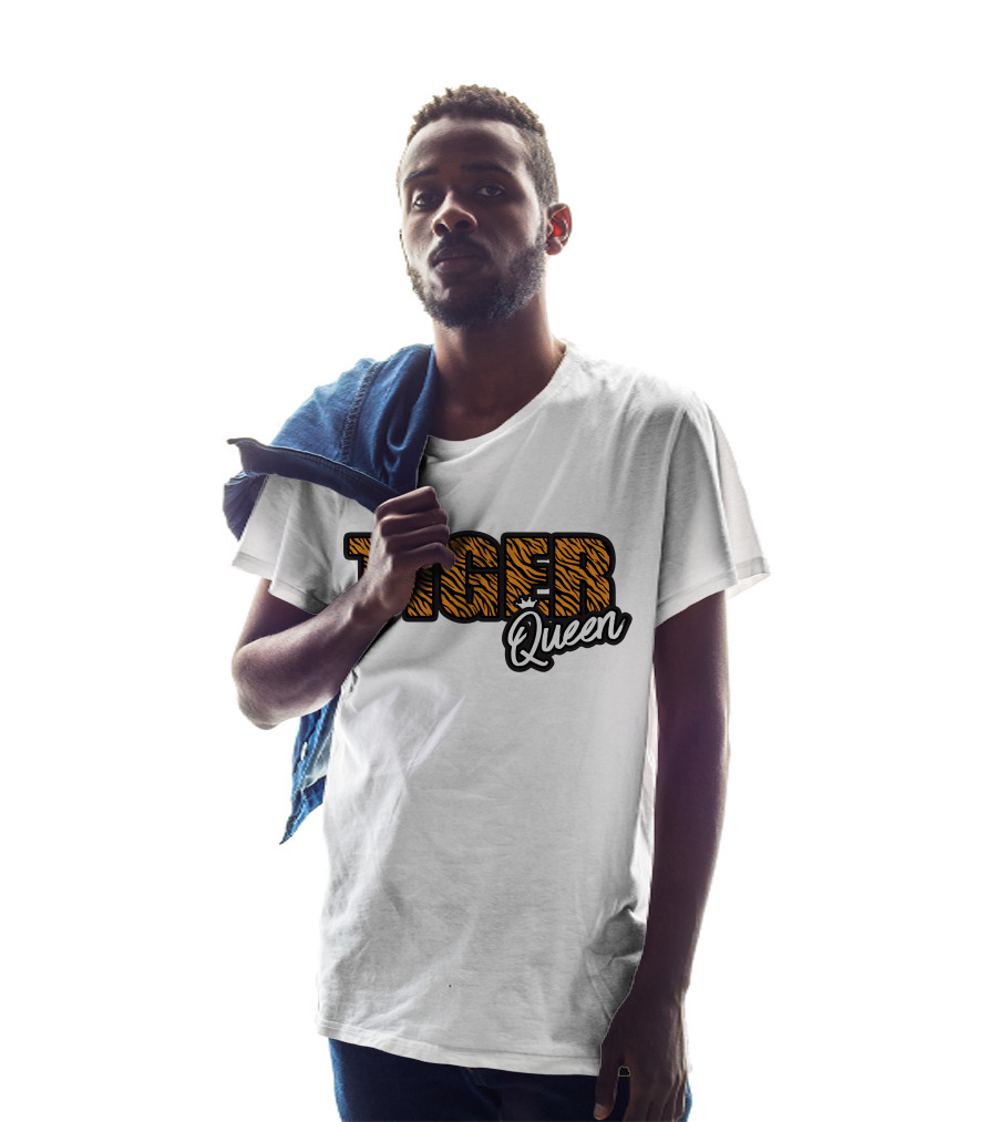 Tiger Queen Crowned With Stripes T-Shirt