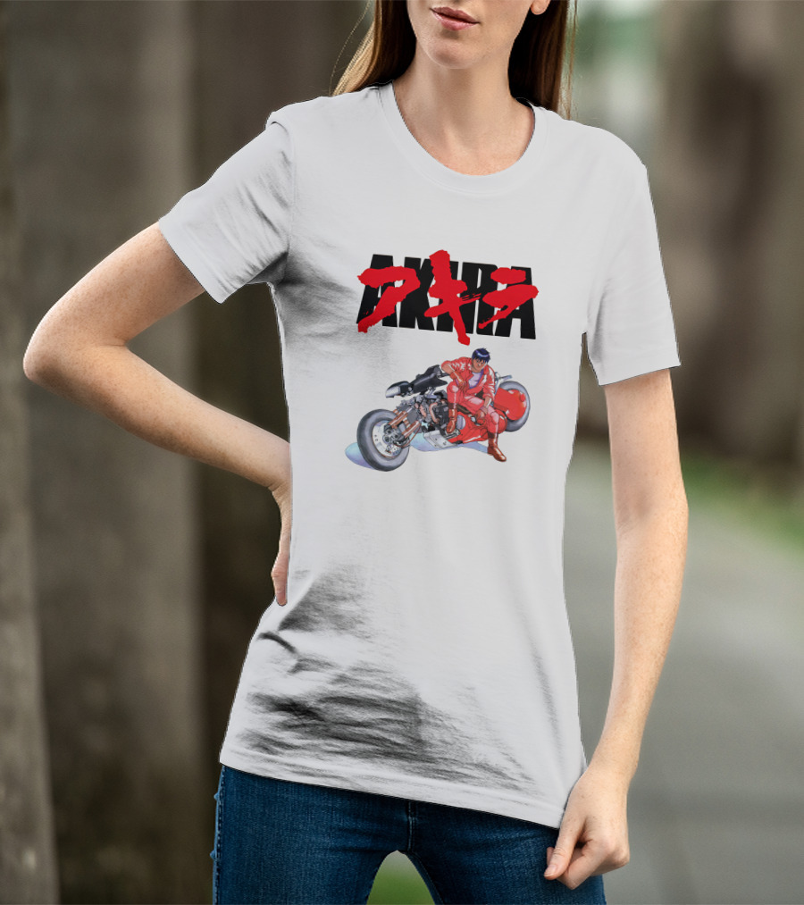 AKIRA Iconic Kaneda And Motorcycle Scene T-Shirt