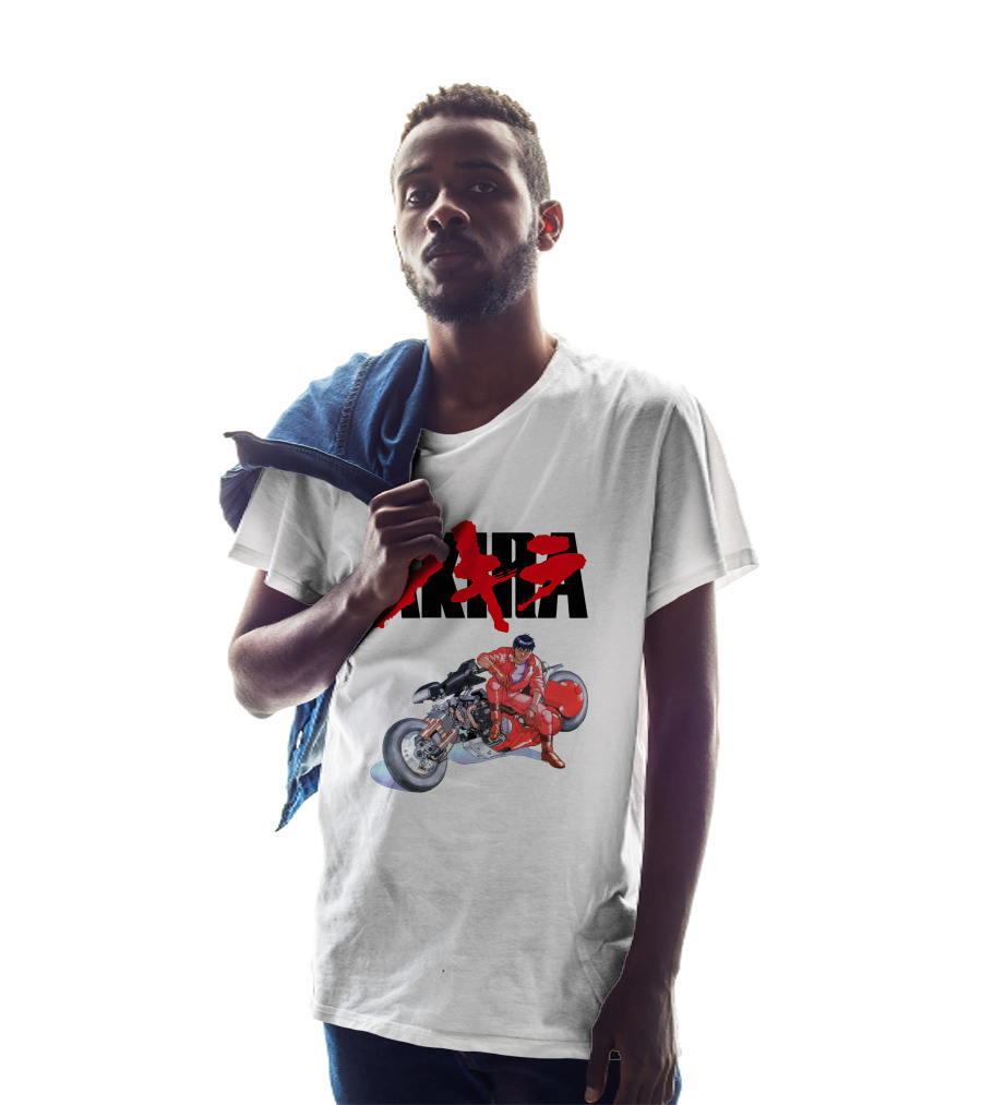 AKIRA Iconic Kaneda And Motorcycle Scene T-Shirt