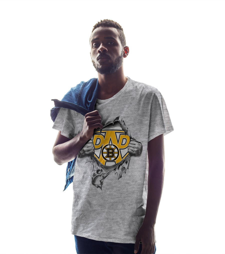 Boston Bruins Super Dad T-Shirt