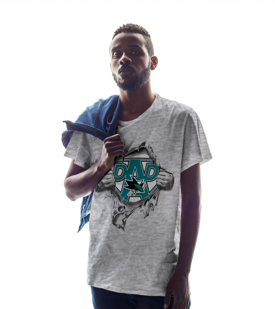 San Jose Sharks Super Dad Fan T-Shirt