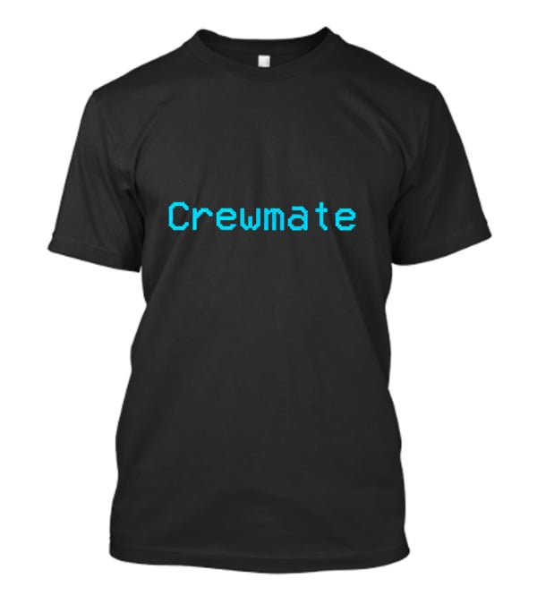 Among Us Crewmate Pixel Text T-Shirt
